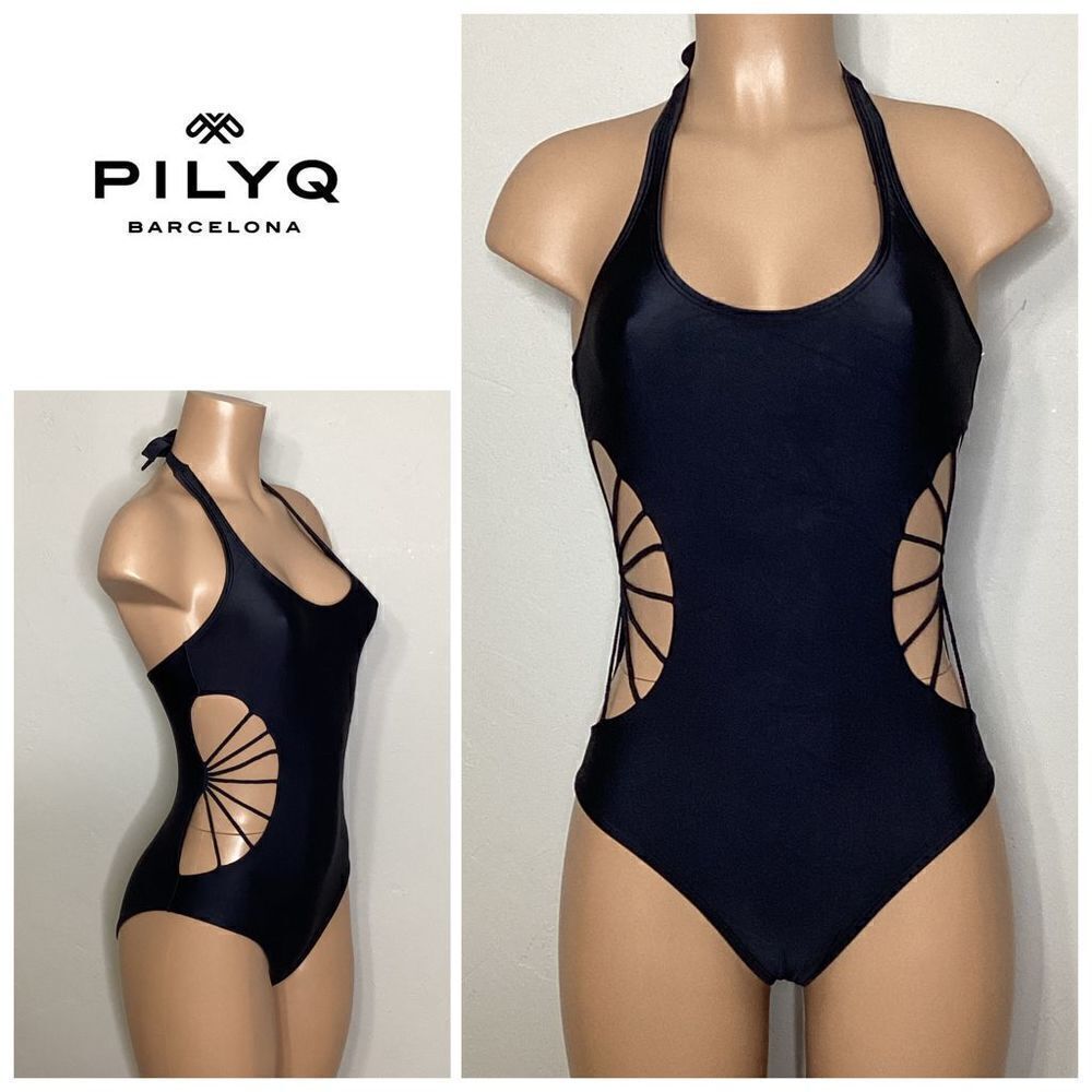 New. Pilyq black cut out one piece. Runs small